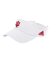 Adidas Men's White Indiana Hoosiers Locker Room Team Adjustable Visor