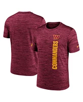 Nike Men's Burgundy Washington Commanders 2024 Sideline Velocity Performance T-Shirt