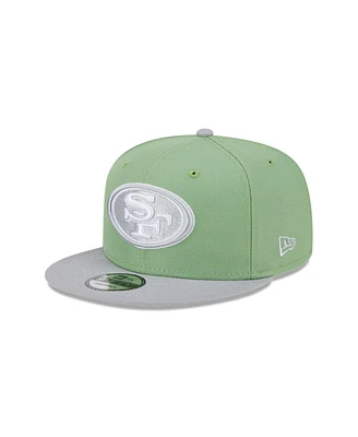 New Era Men's Green/Gray San Francisco 49ers Two-Tone Color Pack 9FIFTY Snapback Hat