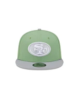 New Era Men's Green/Gray San Francisco 49ers Two-Tone Color Pack 9FIFTY Snapback Hat