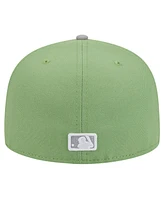 New Era Men's Green/Gray Oakland Athletics Two-Tone Color Pack 59FIFTY Fitted Hat