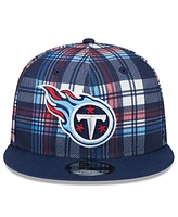 New Era Men's Navy Tennessee Titans 2024 Sideline Statement 9FIFTY Snapback Hat