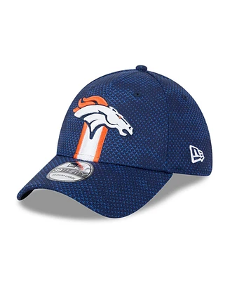 New Era Men's Navy Denver Broncos 2024 Sideline 39THIRTY Flex Hat