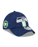 New Era Men's College Navy Seattle Seahawks 2024 Sideline 39THIRTY Flex Hat