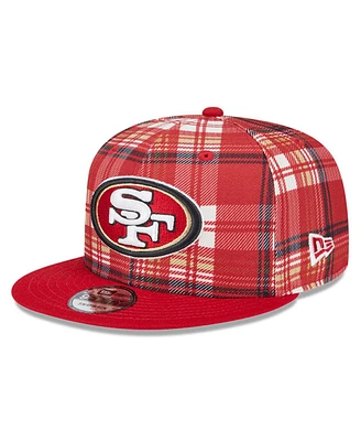 New Era Big Boys and Girls Scarlet San Francisco 49ers 2024 Sideline Statement 9FIFTY Snapback Hat