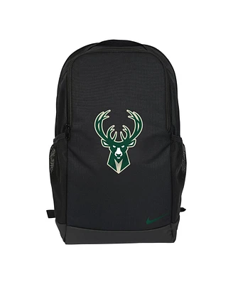 Nike Black Milwaukee Bucks Brasilia Backpack