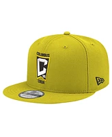 New Era Men's Gold Columbus Crew Jersey Hook 9FIFTY Snapback Hat