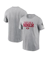 Nike Men's Heather Gray San Francisco 49ers 2024 Nfl Training Camp Legend Performance T-Shirt