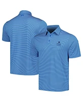 Under Armour Men's Blue The Zurich Classic Tee To Green Bridge Stripe Polo