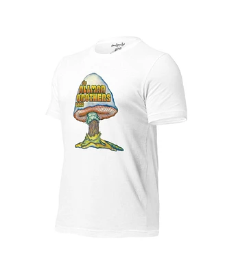 Section 119 Men's and Women's White The Allman Brothers Band Color Mushroom Tri-Blend T-Shirt