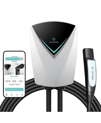 Lectron Tesla V-box Pro WiFi App Version - 48 Amp Electric Vehicle Charging Station - Powerful Level 2 Ev Charger (240V) with Nema 14