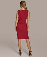 Donna Karan New York Women's Asymmetric Sleeveless Dress