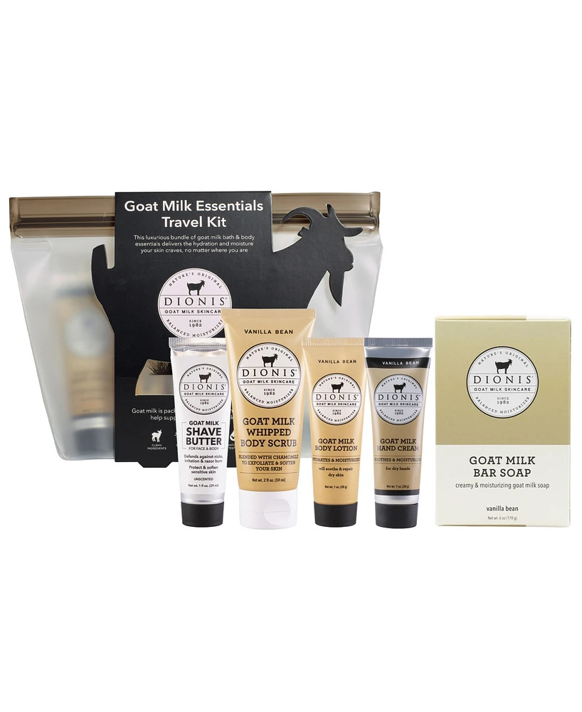 Dionis Vanilla Bean Goat Milk Travel Kit