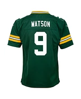 Nike Big Boys and Girls Christian Watson Green Bay Packers Team Player Game Jersey