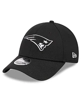 New Era Big Boys and Girls Black New England Patriots Main B-Dub 9FORTY Adjustable Hat