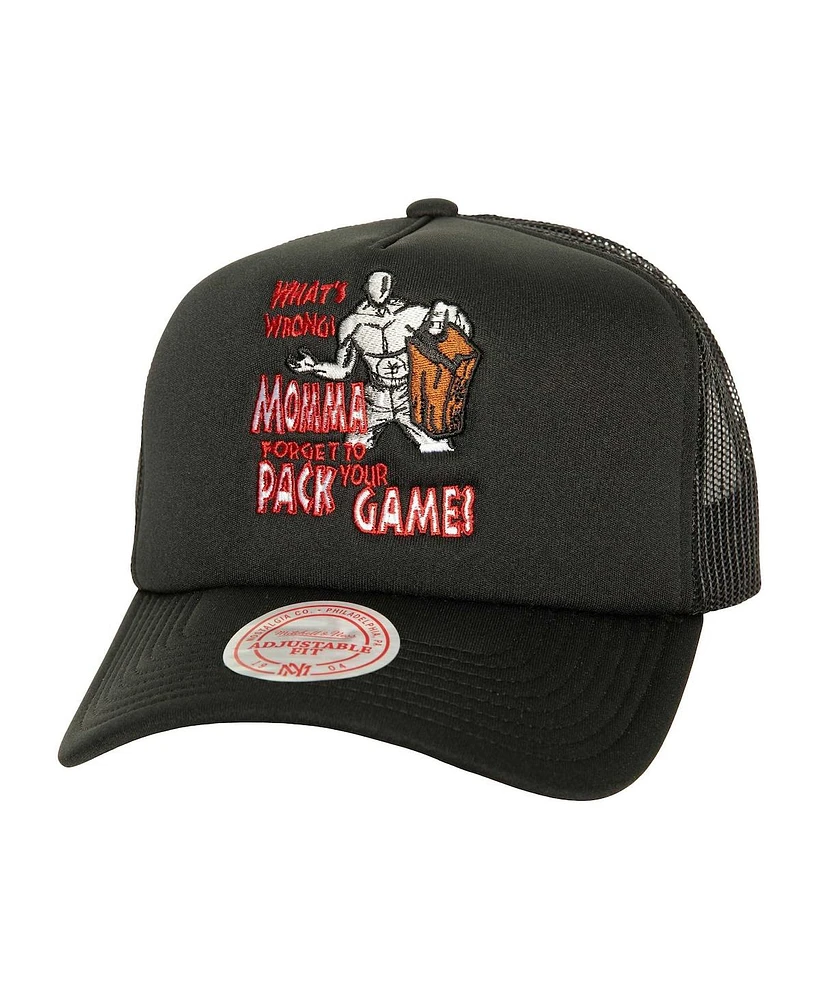 Mitchell & Ness Men's x And 1 Black Trucker Adjustable Hat