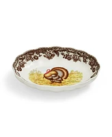 Spode Woodland Turkey Oval Fluted Dish, Set of 2