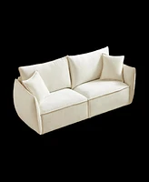 Streamdale Furniture Modern Triple Sectional with Pillows for Living Rooms