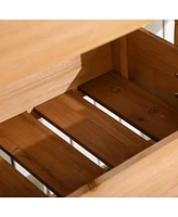 4-Tier Wooden Vertical Garden Planter
