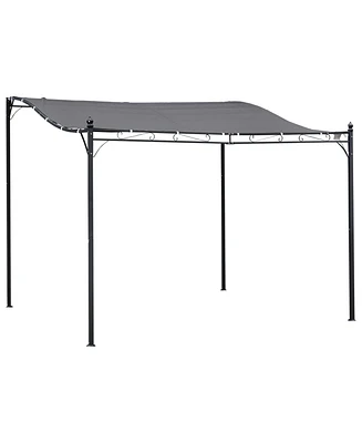 Streamdale Furniture 10'x10' Outdoor Pergola Gazebo, Weather-Resistant Patio Canopy