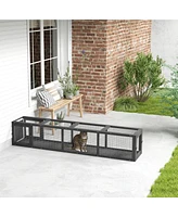 Streamdale Furniture Extendable Outdoor Cat Tunnel with Weather Protection