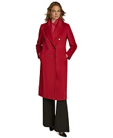 Donna Karan New York Women's Double-Breasted Reefer Coat