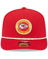 New Era Men's Red Kansas City Chiefs 2024 Sideline 9SEVENTY Stretch-Snap Hat