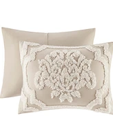 Madison Park Viola Damask 3-Pc. Comforter Set, Full/Queen