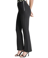 Dkny Petite High Rise Seamed Ponte Pants