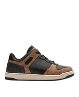 Coach Men's C201 Mixed Signature Lace Up Sneaker