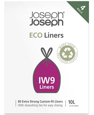 Joseph Joseph Iw9 10L Garbage Can Liners, 80 Pack