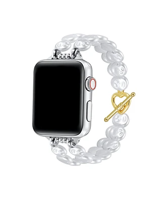 Posh Tech Eloise Faux Pearl Band for Apple Watch 44,45,46,49mm