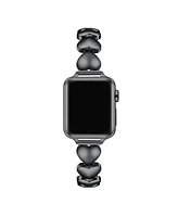 Posh Tech Women's Aphrodite Heart Stainless Steel Band for Apple Watch 42mm, 44mm, 45mm