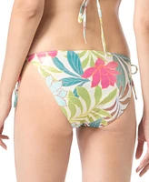 Vince Camuto Women's Printed Side-Tie Bikini Bottoms