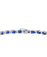 Effy Emerald (9-1/3 ct. t.w.) and Diamond (1/4 Tennis Bracelet 14k Gold (Also Available Brasilica by Sapphire)