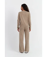 Chinti and Parker Women's Chinti & Parker Snoopy Badge Wool Cashmere Sweater