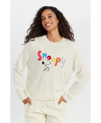 Chinti and Parker Women's & Snoopy Wool Cashmere Sweater