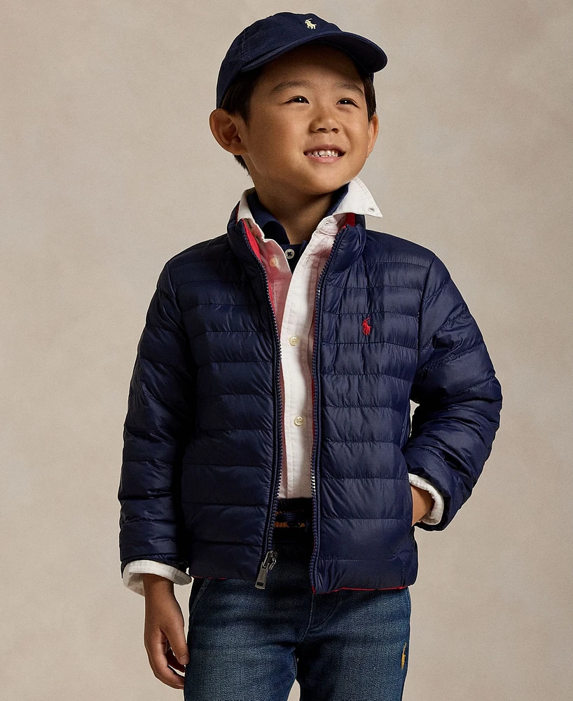 Polo Ralph Lauren Toddler and Little Kid's Unisex P-Layer 2 Reversible Quilted Jacket