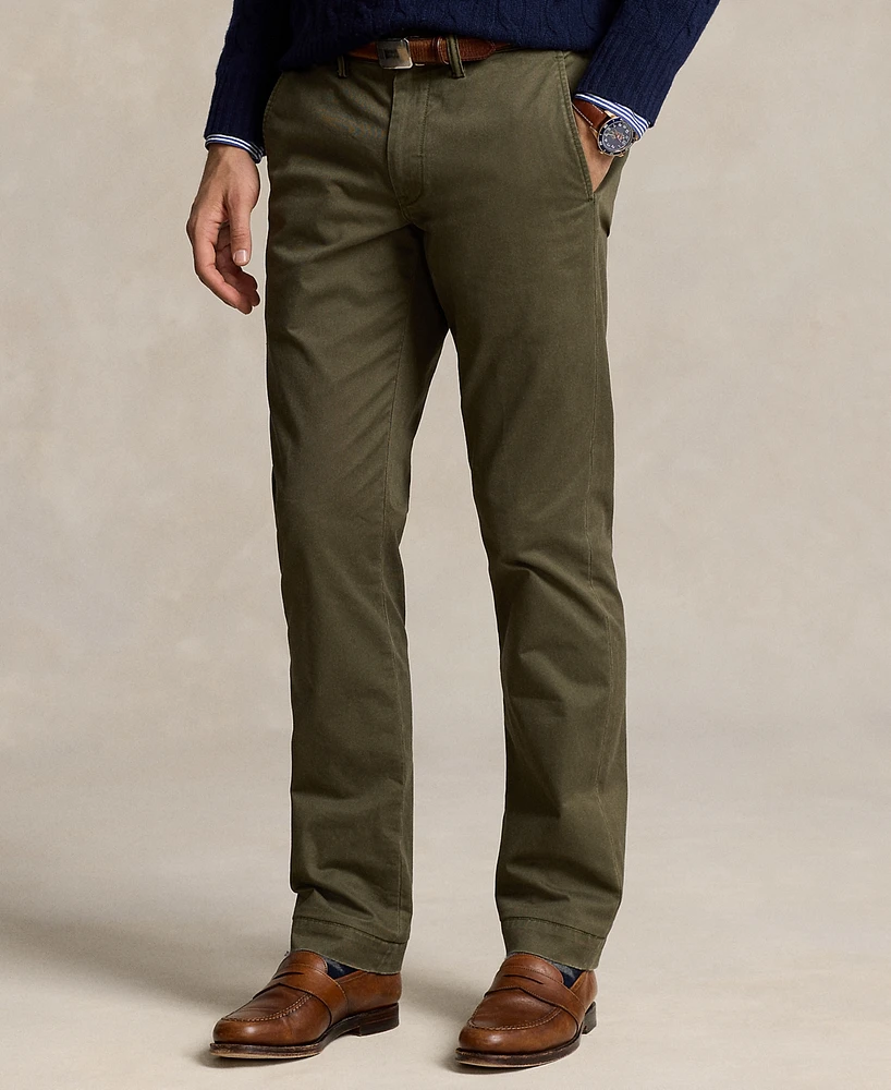 Polo Ralph Lauren Men's Stretch Straight Fit Washed Chino Pants