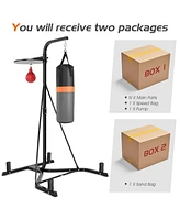 Vebreda Heavy Duty Boxing Punching Stand With Heavy Bag