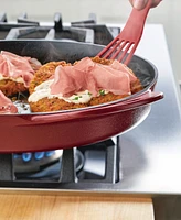 Rachael Ray Nitro Cast Iron 14" Skillet with Side Handles