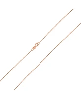 Bling Jewelry Ultra Thin 018 Gauge 0.5MM Thin14K Yellow White Rose Gold Rolo Curb Cable Chain Necklace For Women 16 Inch