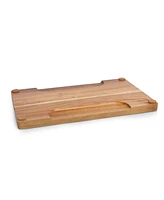 Toscana Ventana Glass and Acacia Cheese Board and Knife Set