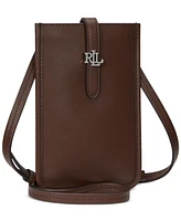 Lauren Ralph Lauren Leather Crossbody Tech Case