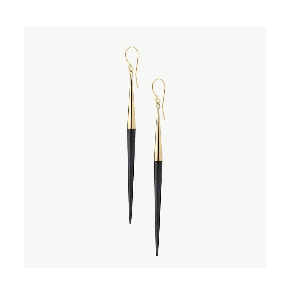 Soko Capped Quill Dangle Earrings