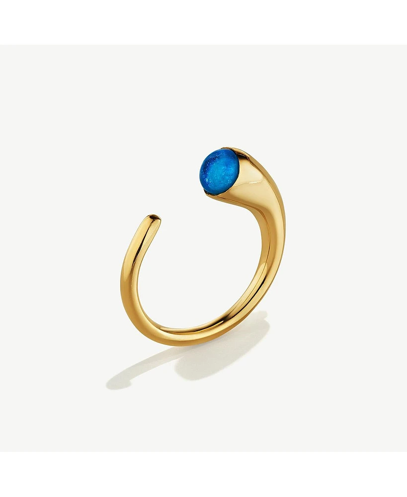 Soko Glass Delicate Dash Ring