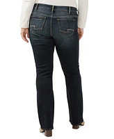 Silver Jeans Co. Plus Elyse Mid-Rise Comfort-Fit Slim Bootcut