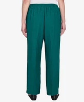 Alfred Dunner Petite Emerald Isle Classic Medium Length Pants