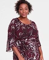 Connected Plus Side-Tab Dress