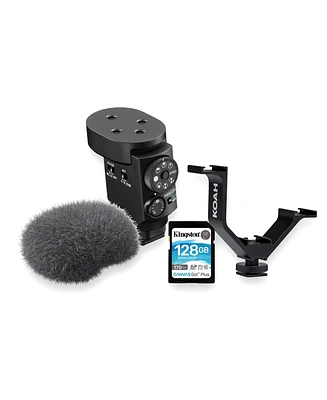 Sony Digital Shotgun Microphone Ecm-M1 with Triple Shoe Bracket and 128GB Sd Card bundle